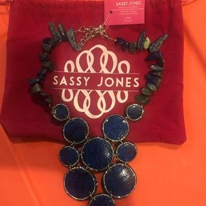 Sassy Jones Blue Tizani Necklace